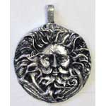 Round Pewter Greenman