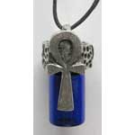 Ankh Oil Bottle necklace,