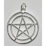 Sterling 2-Circle Pentagram
