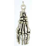 Skeleton Foot Zipper Pull