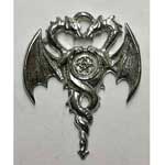 Twin Dragon Zipper Pull