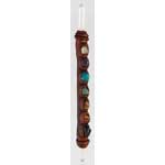 Clay & Crystal Chakra Wand Pendant