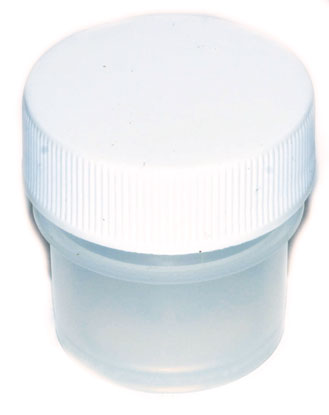 Plastic Wide Top Bottle 1/4oz (2 dram)