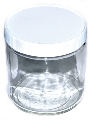 Clear Glass Jar 16 oz