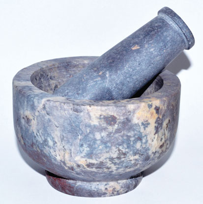 Mortar/Pestle Stone 2 1/2 x 4