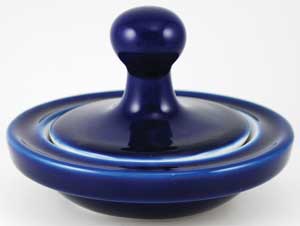 Cobalt Ceramic mortar and pestle