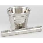 Steel Mortar and Pestle Set