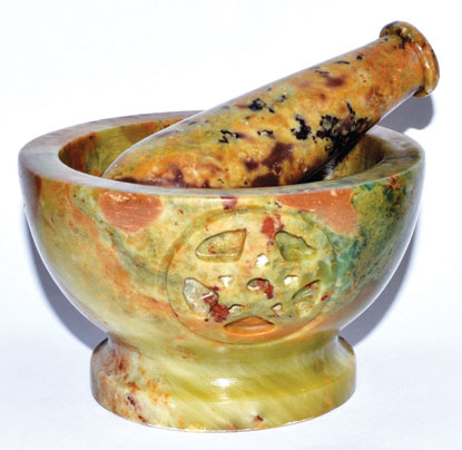 3 Pentagram  Mortar and Pestle Set