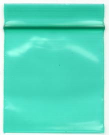 Ziplock Bags 2x2 100/pkg 3mil  Green