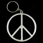 Peace Sign Keychain