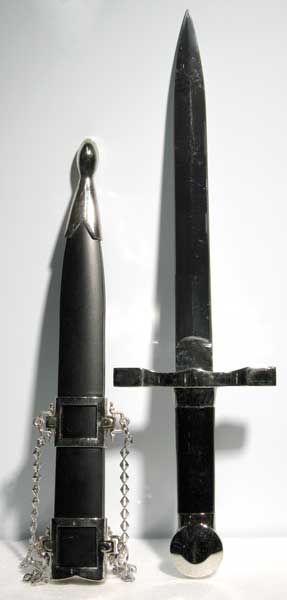 Black Handled Medieval Athame