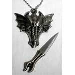 Dragon Head Necklace athame 3 1/4