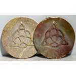 Soapstone Triquetra Altar Tile