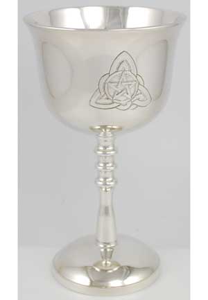 Pentagram and Triquetra Chalice