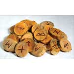 Natural Willow rune set