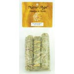 Blue Sage Smudge Stick 3pk 4