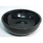 Large Black Stone Scrying Bowl