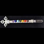 7 Charka Dorjee silver healing wand