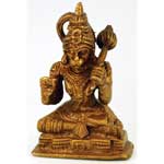 Brass Veer Hanuman Statuette 3