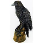 Forward Looking Raven Statue
