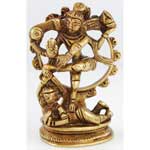 Brass Dancing Shiva Statuette 3