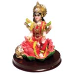 Small Laxmi on Lotus Statue