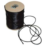 Black Satin Cord 2mm 144 yards
