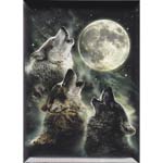Three Wolf Moon magnet