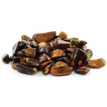 1lb Tiger Eye Tumbled Stones
