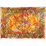 Large Pentagram Sarong/ Altar Cloth 44