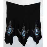 Celtic Moon Black Long Skirt