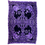 Purple and Black Celtic God Tapestry 72