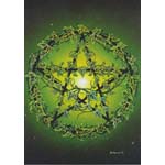 Ivy Pentagram Greeting Card 6 pack