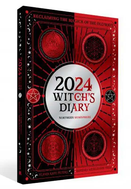 2024 Witches Diary by Peters & MeiklejohnFreeAzuregreen