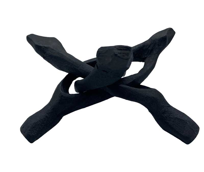 3Legged Wooden stand 4"Azuregreen