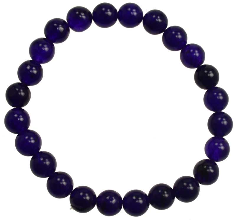 8mm Purple Jade bracelet-Azuregreen