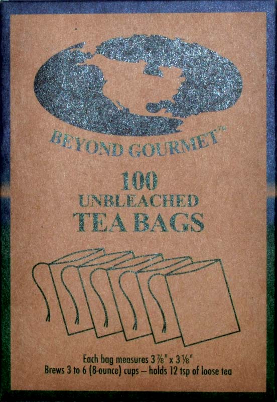 3 1/8"x 3 7/8" 100pk Paper Tea BagsAzuregreen