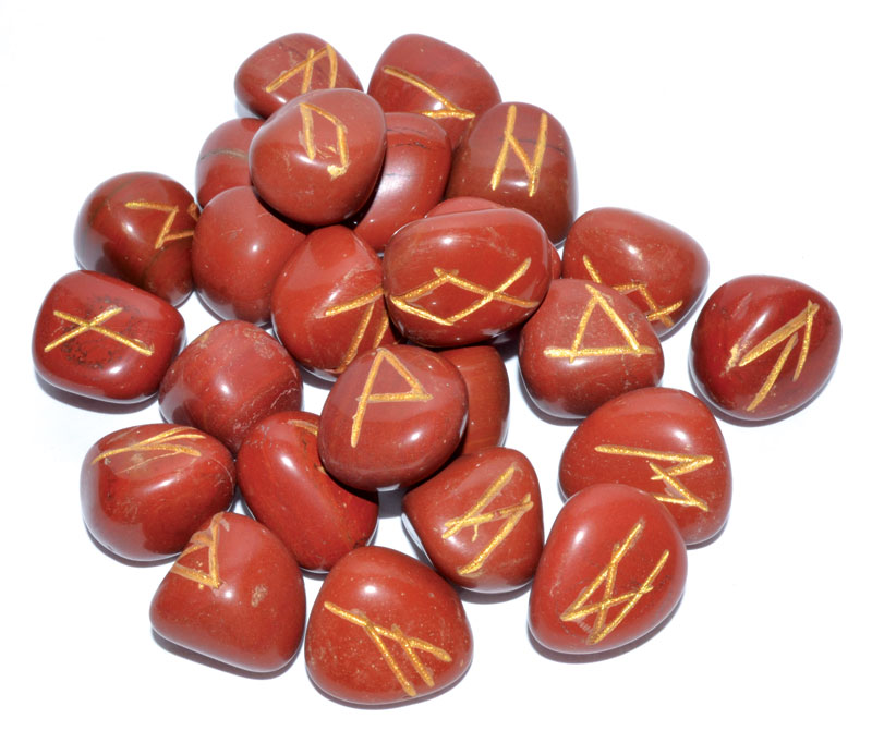 Red Jasper rune set-Azuregreen