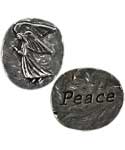 Peace Angel pocket stone