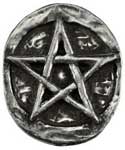 Pentagram pocket stone