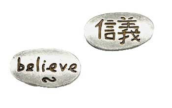 Believe pocket stone