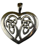 Celtic Heart amulet