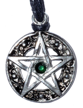 Celtic Knot Pentagram amulet