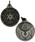 Metatron talisman silver color