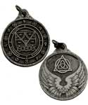 Raziel talisman silver color