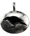 Raven totem amulet