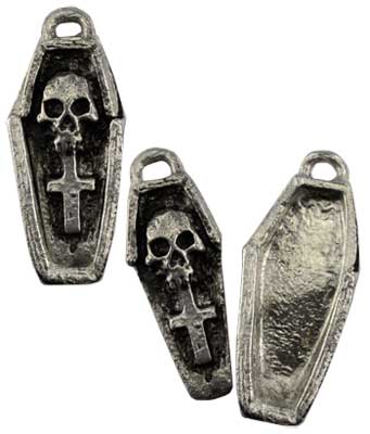 Voodoo Coffin amulet