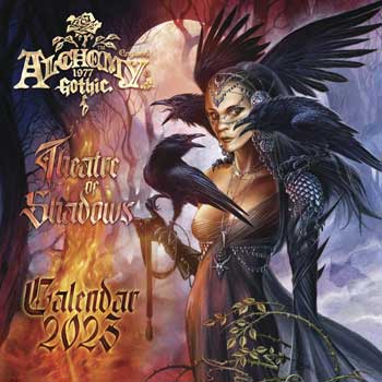 2023 Theatre of Shadows, Alchemy Gothic Calendar by Llewellyn