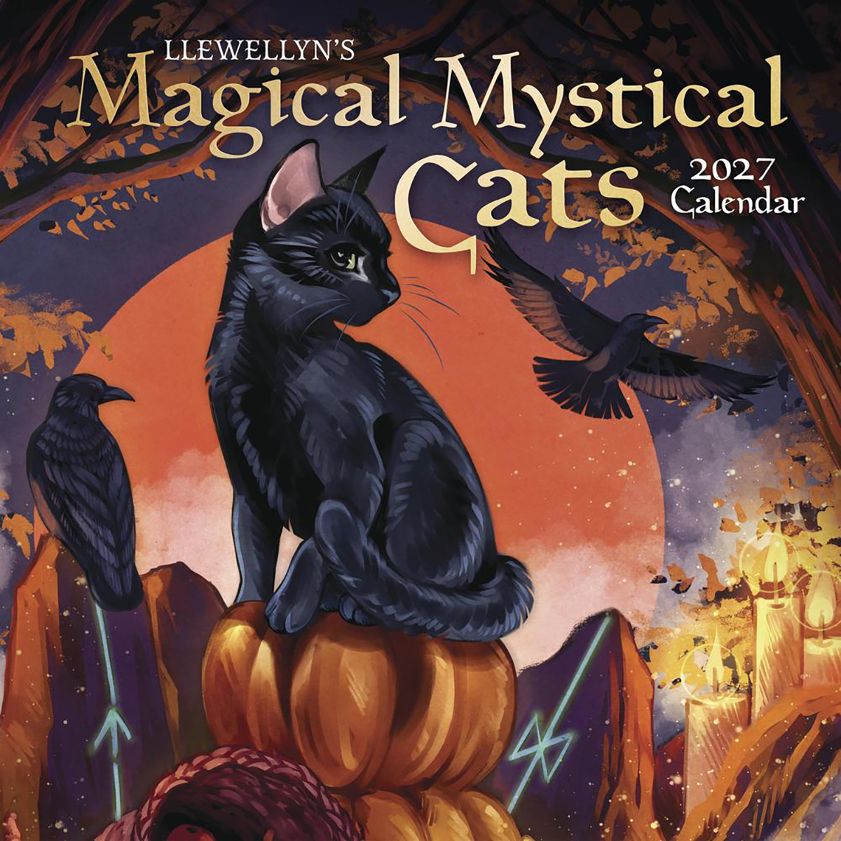 2027 Magical Mystical Cats Calendar by Llewellyn