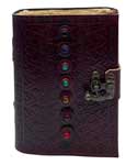 Chakra Aged Looking Paper leather w/ latch